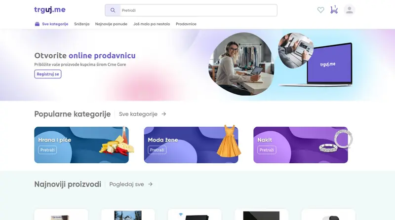 Trguj.me screenshot